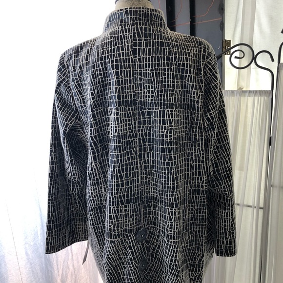 NWT Animal Print Faux Suede Jacket Coat - Picture 8 of 11